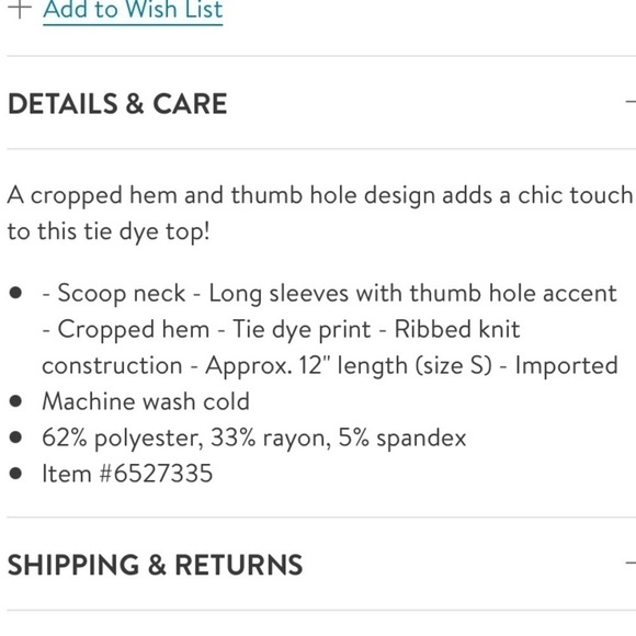 NWT ARX LAB Orange Tie Dye Ribbed Knit Crop Top sz XL - Picture 4 of 4